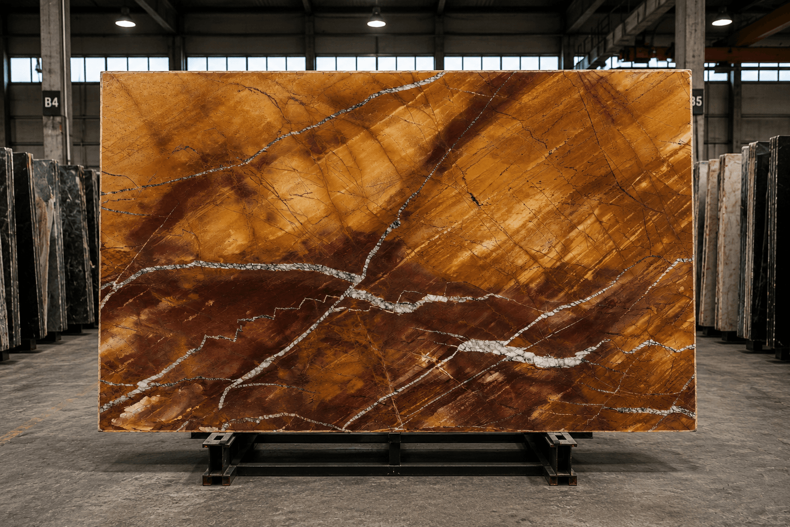 Amber Quarzite Quartzite naturstensplade