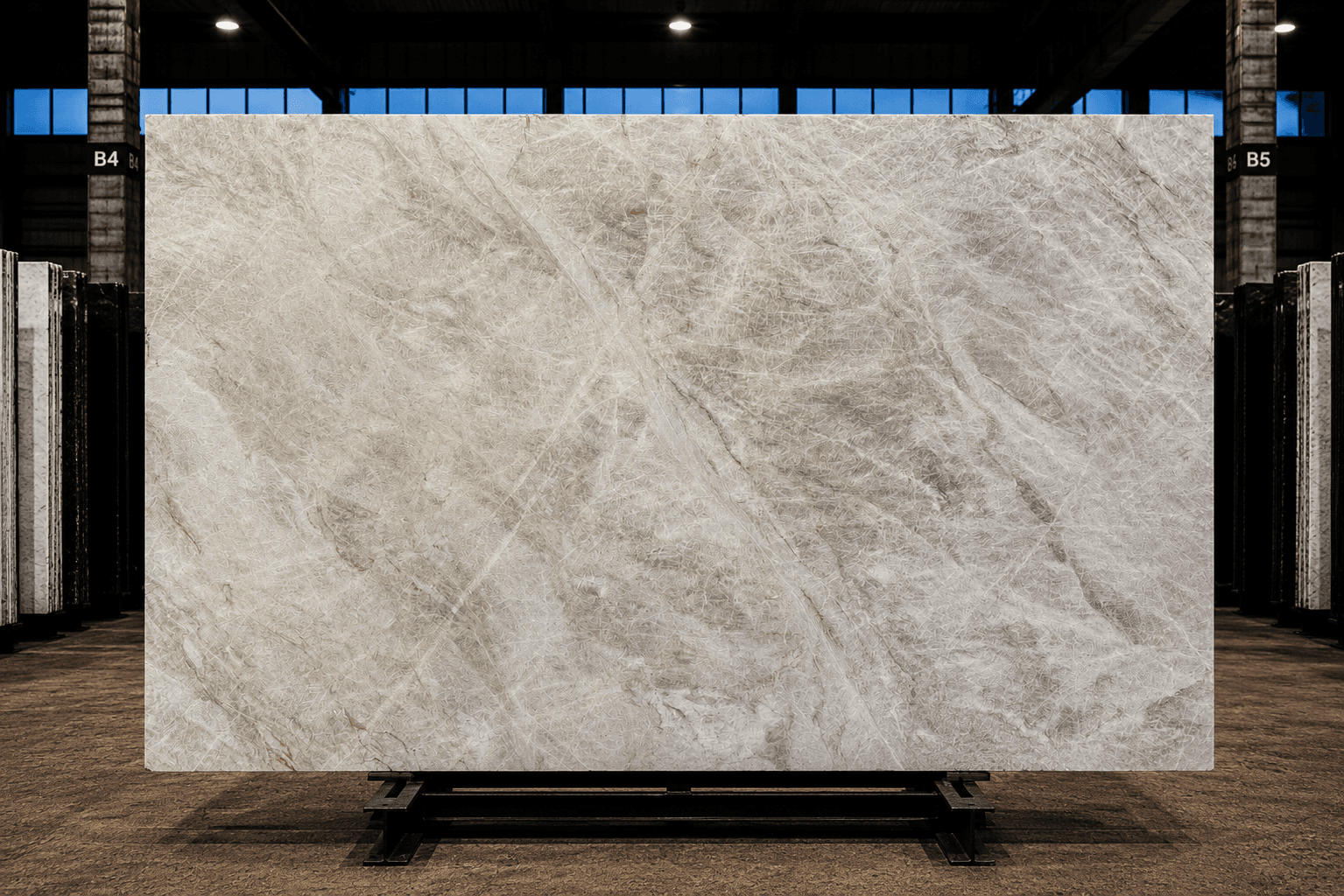 Autentisk Taj Mahal Quartzite råplade til køkkenbordplade