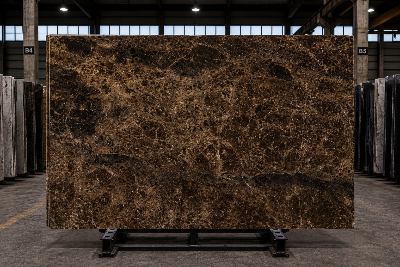 Emperador Dark – materialeudsnit