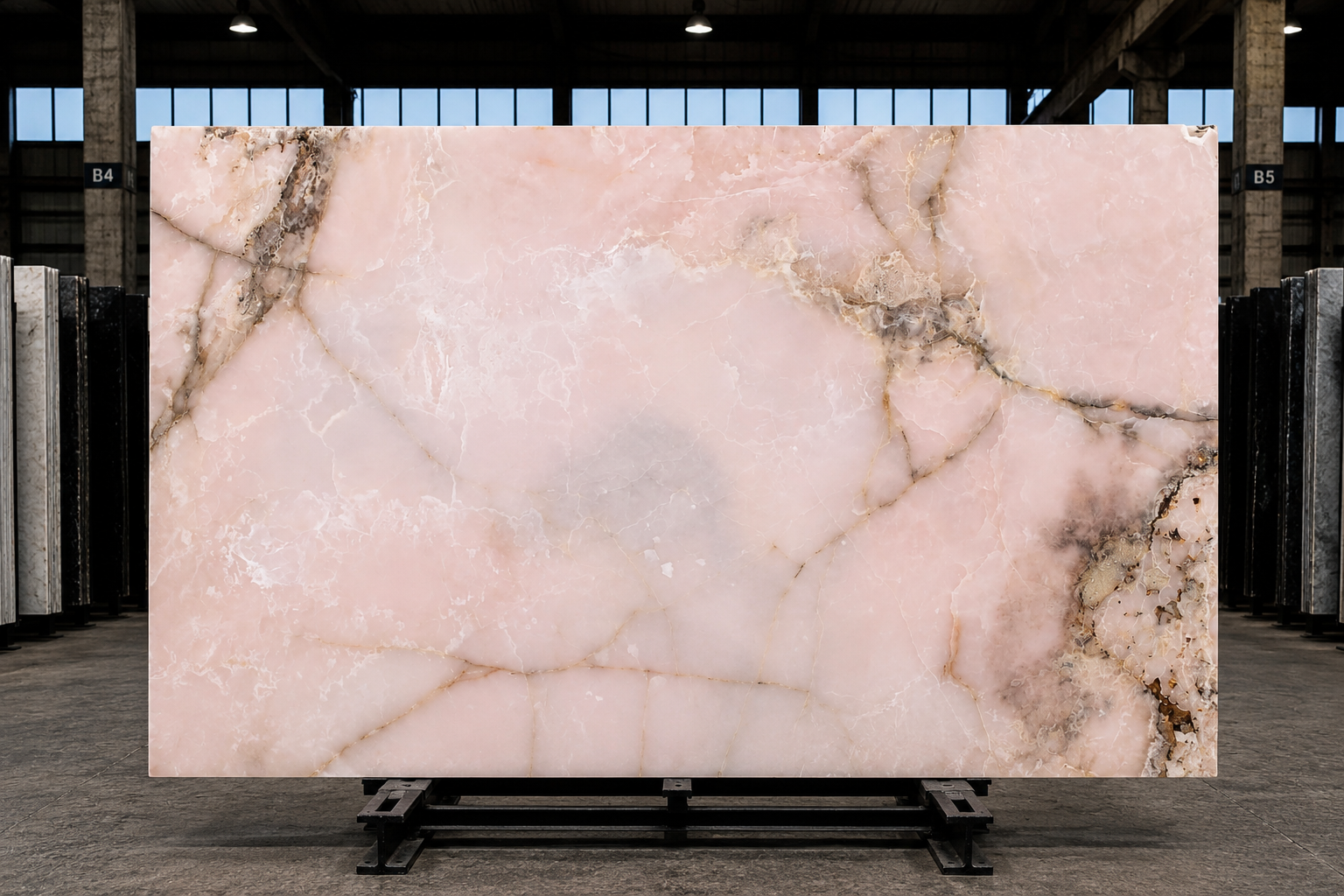 Onyx Pink – materialeudsnit